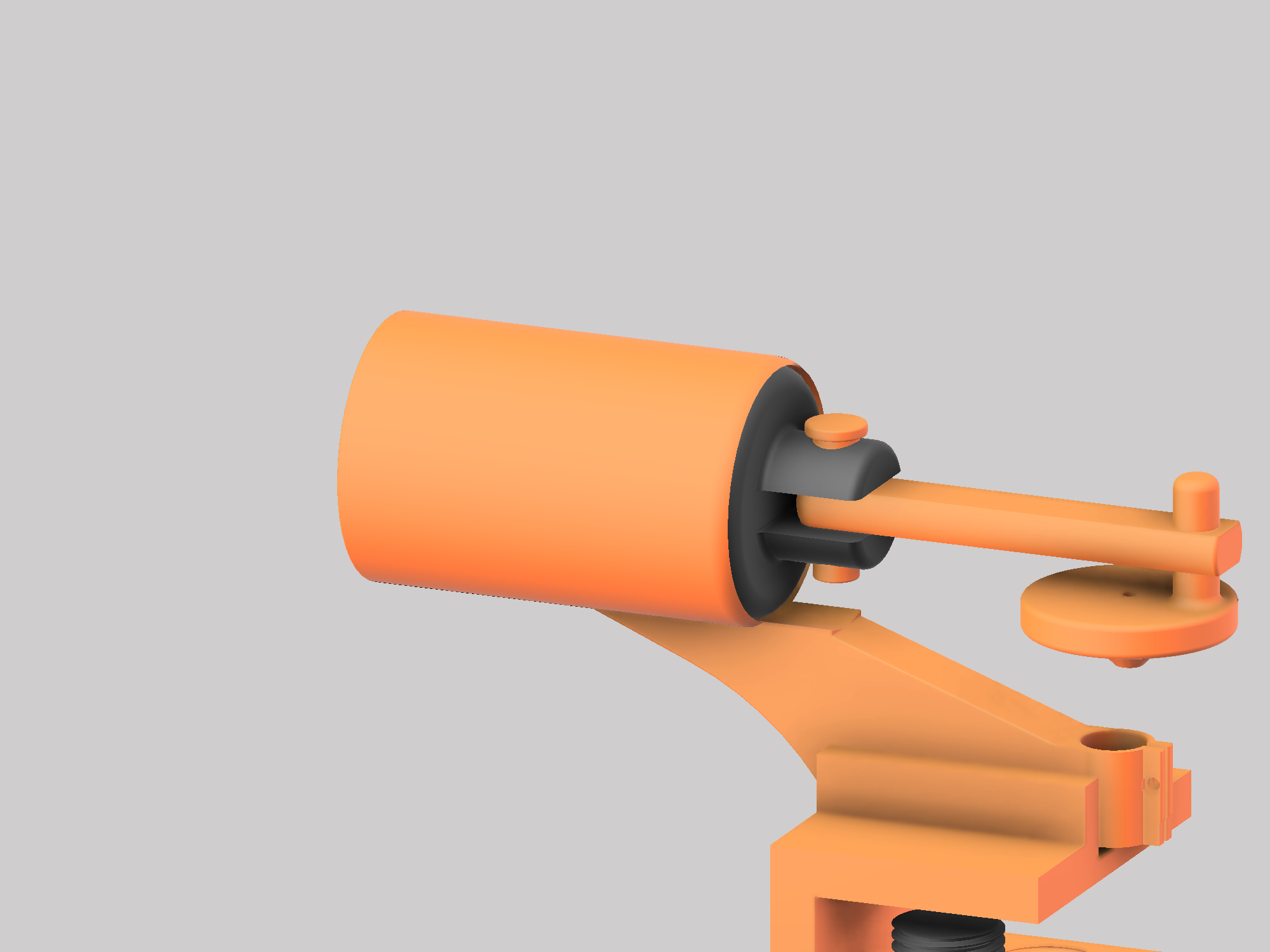 The Thruster — motor housing close-up